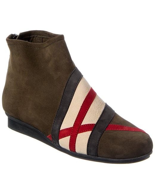 Arche Brown Nistri Suede Bootie