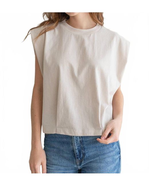 Things Between Natural Tate Muscle Tee