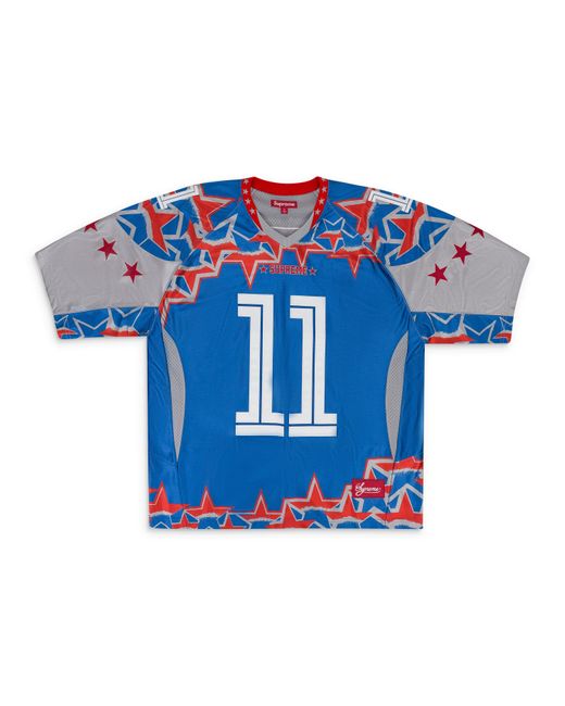 Supreme Blue Stars Football Jersey for men