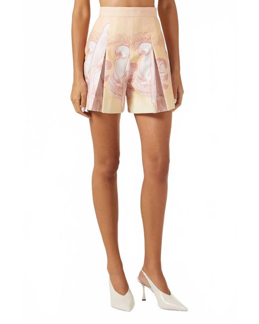 No Pise La Grama Pink Perla High Waisted Shorts