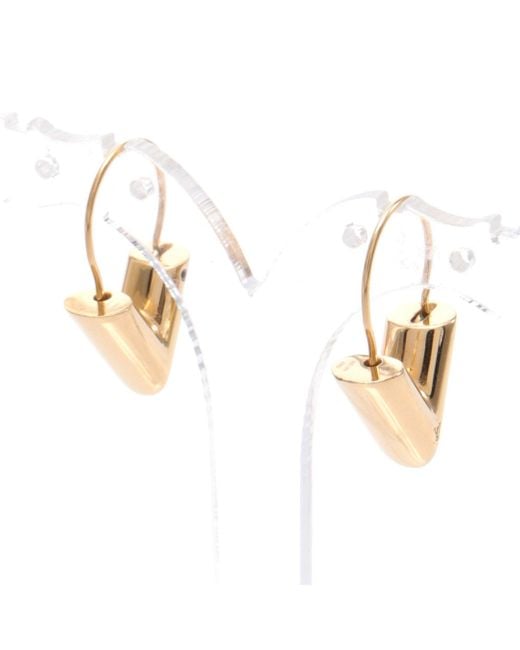 Louis Vuitton Metallic Hoop Earrings Essential V Earrings Gp