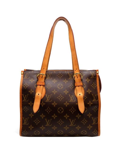 Louis Vuitton Brown Popincourt Canvas Shoulder Bag (pre-owned)