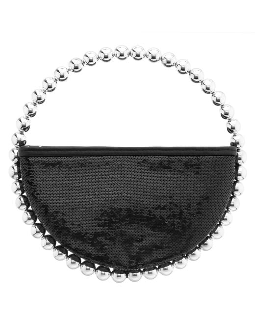 Nina Women's Black Lovey Sequin Circle Bag