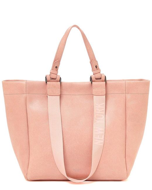 Botkier Pink Bedford Leather Tote