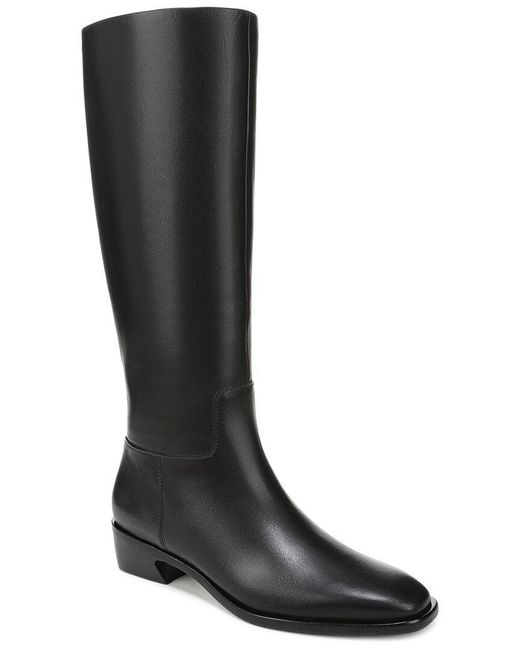 Vince Black Andes Leather Boot