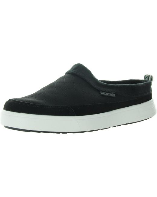Alegria Black Kiq Velour Trim Slip On Smart Shoes
