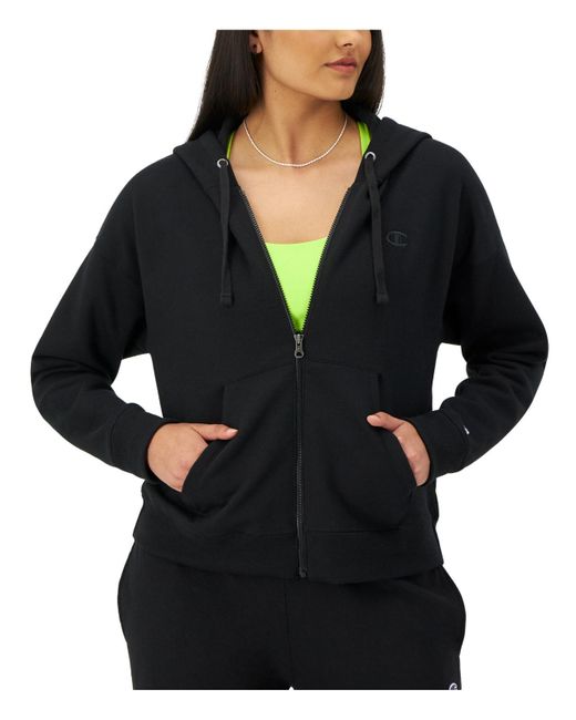 Champion women's fleece full zip hoodie clearance