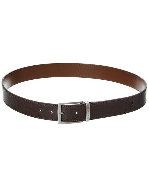 Ted Baker Brown Breemer Reversible Leather Belt for men