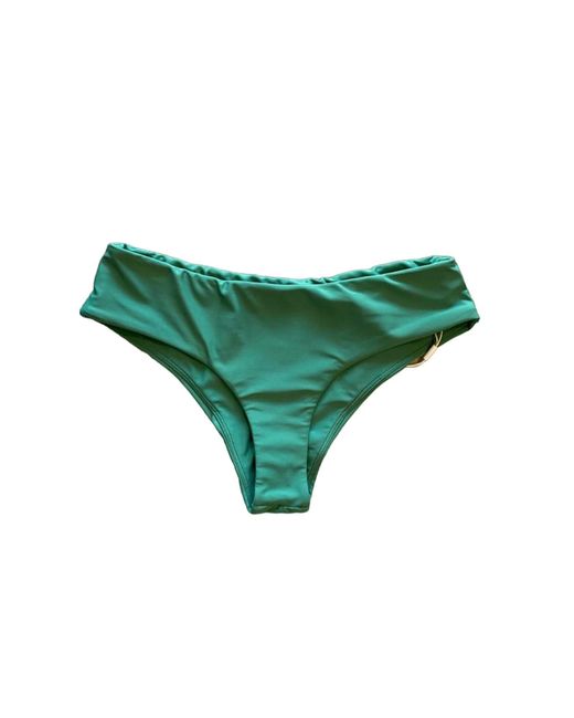 Mikoh Swimwear Green Bondi 2 Bottom