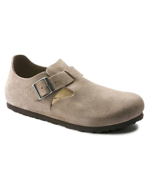 Birkenstock Gray London Boston Shoe for men