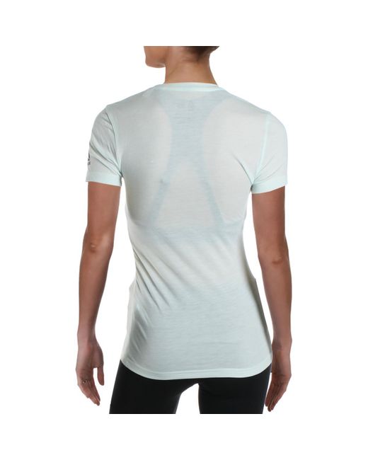 Pløje Brutal tidsplan Reebok Running Fitness T-shirt in White | Lyst
