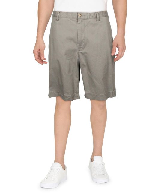 Polo Ralph Lauren Gray Big & Tall Classic Fit Chino Flat Front for men