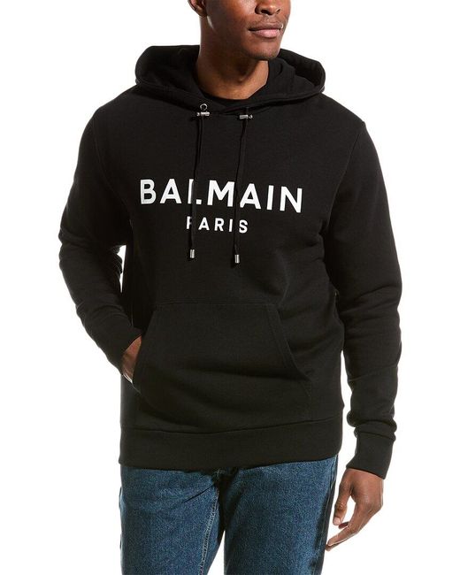 Balmain Black Hoodie for men