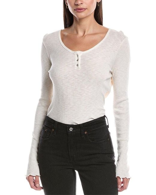 Michael Stars White Rory Henley Top