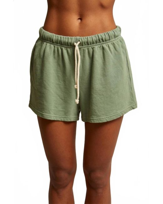 PERFECTWHITETEE Green Layla Terry Shorts