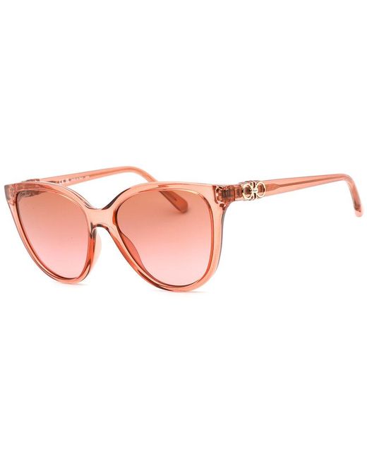 Ferragamo Pink Sf1056s 57mm Sunglasses