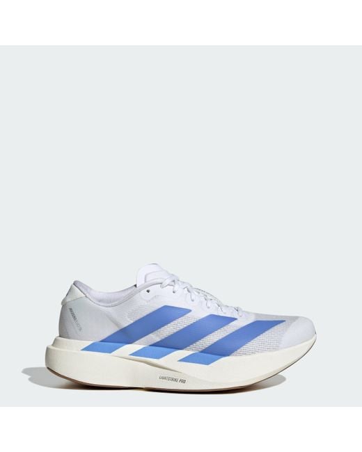 Adidas Blue Adizero Evo Sl Shoes