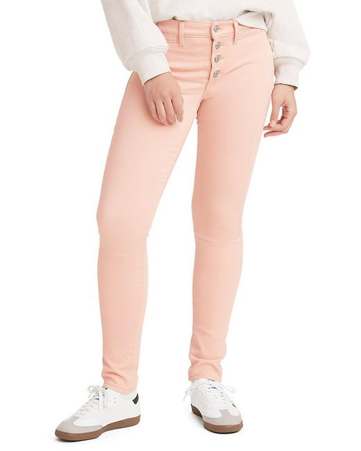 Levi's Pink 311 Mid-rise Shaping Skinny Jeans