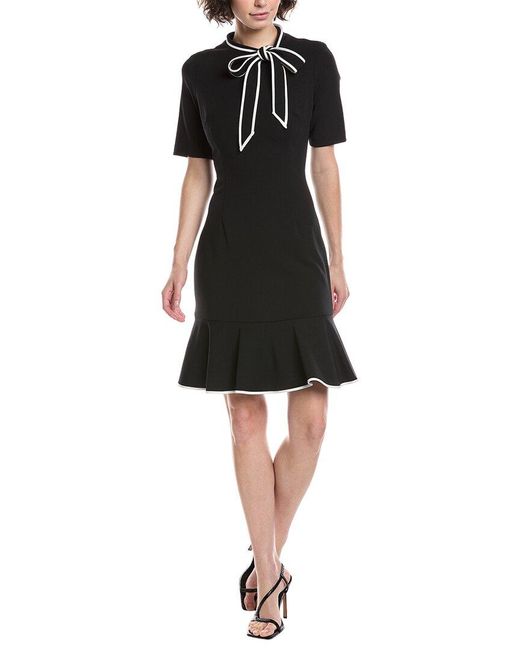 Adrianna Papell Black Shift Dress