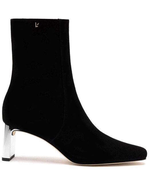 Larroude Black Larroudé Alexis Suede Bootie