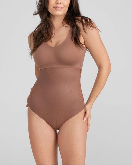 Honeylove Brown Shadowsculpt High-Waist Brief