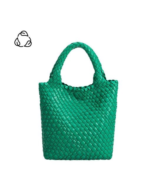 Melie Bianco Green Eloise Recycled Vegan Tote Bag
