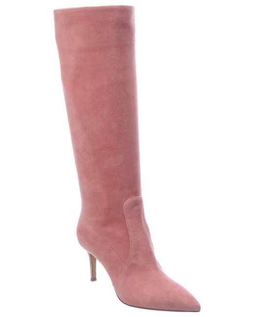 pink high boots