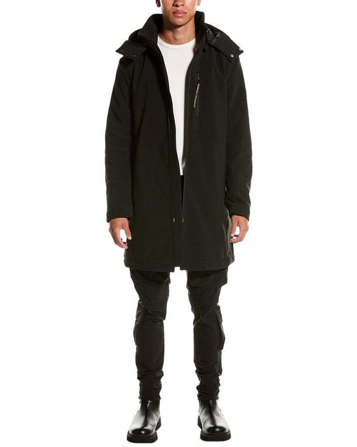 Armani exchange trench coat mens best sale