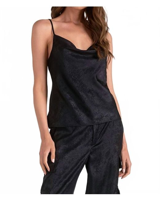 Elan Black Cami Top