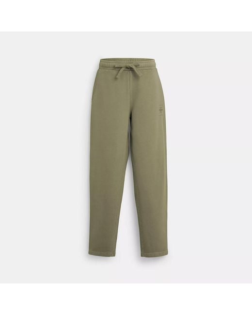 COACH Green Sweatpants for men