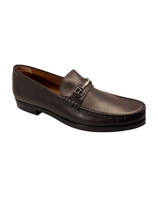 Bally Men’s Chocolate Brown Leather Slip-On Loafers BALLY Brown Slip On Soft Leather Loafers Men main image 3