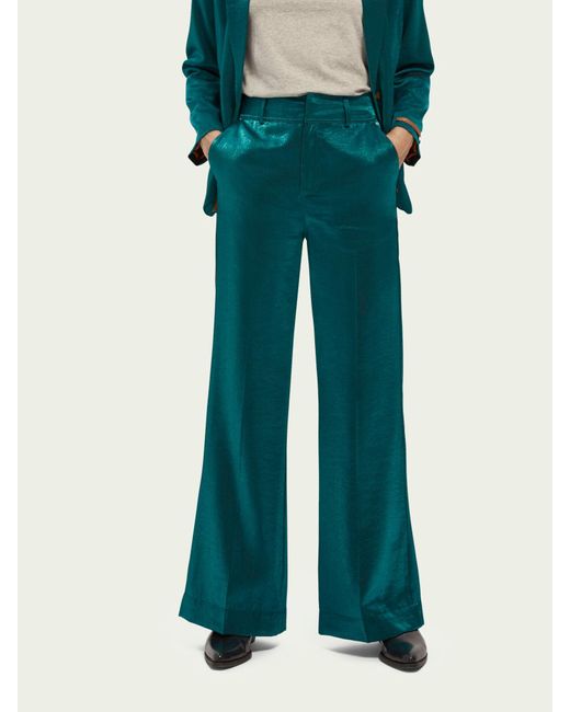 scotch and soda green pants