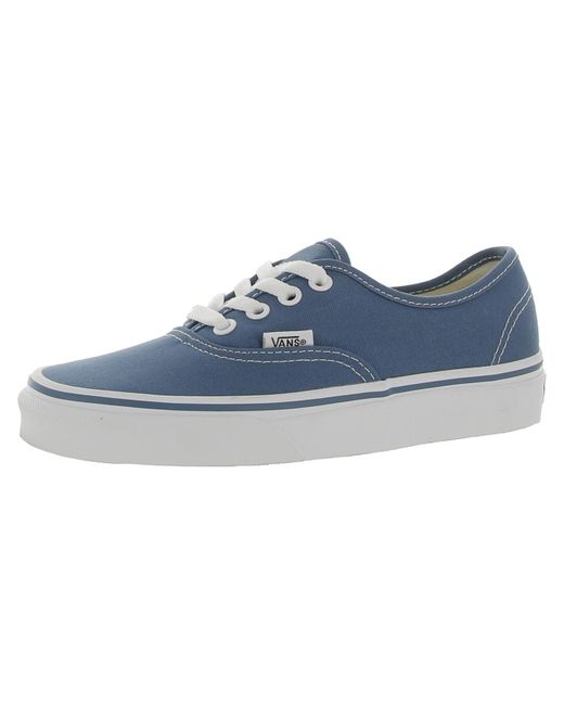 Vans Blue Classic Canvas Low Top Casual And Fashion Sneakers
