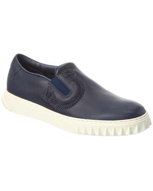Ferragamo slip on sneakers hot sale