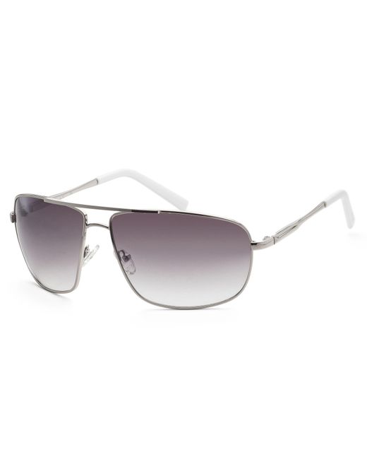 Guess Gray 66mm Black Sunglasses Gf0232-10c for men