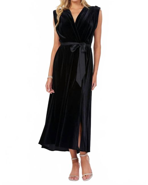 Bishop + Young Aeries Wrap Dress in Black | Lyst