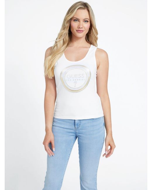 Guess Factory Blue Francine Tank