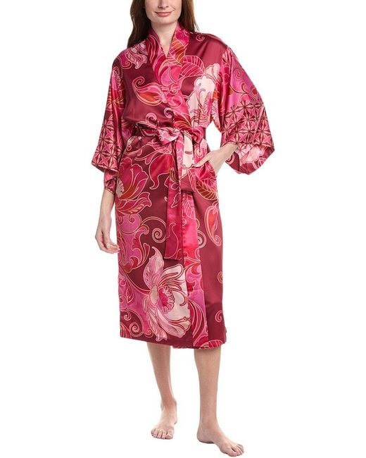 Natori Red Deco Robe