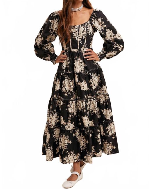 chinese dress ladies Ruffle Front Tie Tiered Maxi Dress  Penelope The Label
