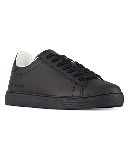 Armani Exchange Black Leather Casual And Fashion Sneakers for men