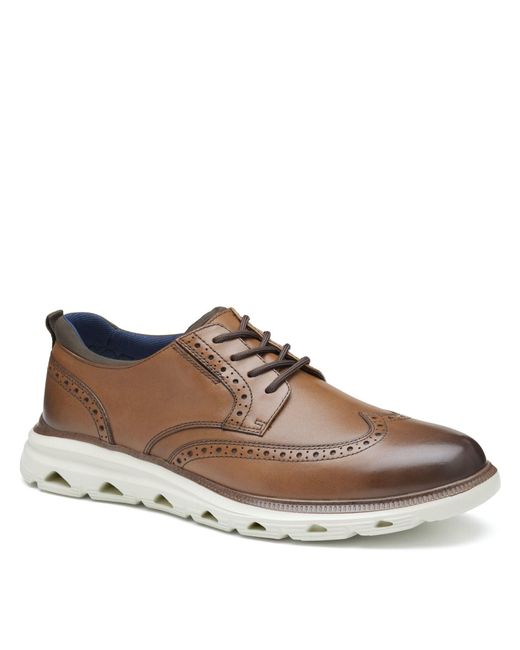 Johnston & Murphy Brown Jenkins Wingtip Shoe for men