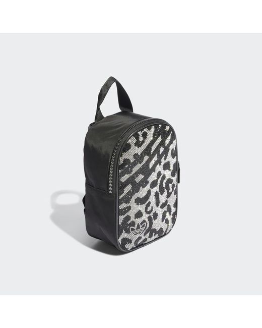 adidas Mini Backpack in Black / Silver 
