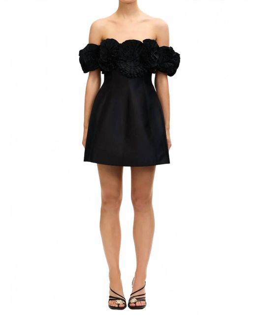 Acler Black Trusley Mini Dress