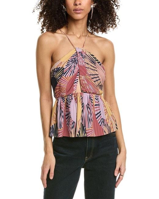 Ba&sh Red Blouse