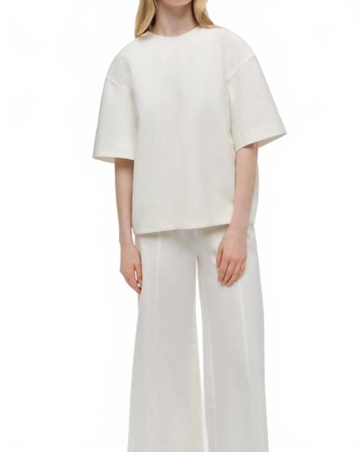 Jonathan Simkhai White Aude Cotton Top