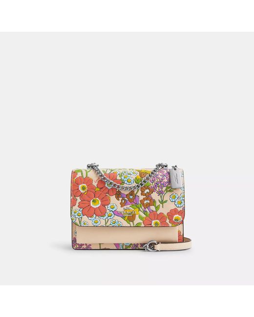 COACH Multicolor Klare Crossbody Bag With Floral Print