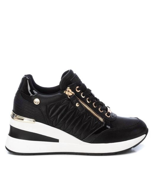 Xti Black Trainer Sneakers
