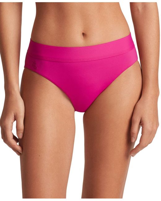 Ralph Lauren Pink Beach Club Bikini Freesia Classic Swimwear Buu359