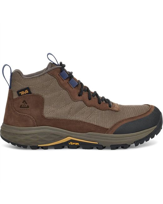 Teva Brown Ridgeview Mid Hiking Shoes for men
