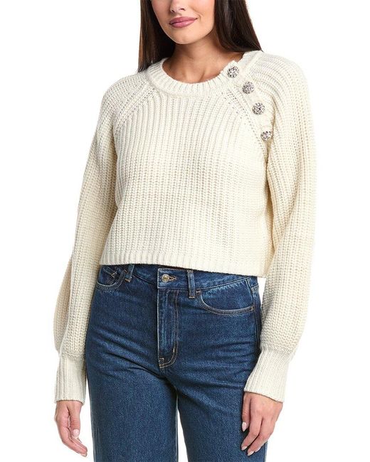 Cinq À Sept White Keren Pullover